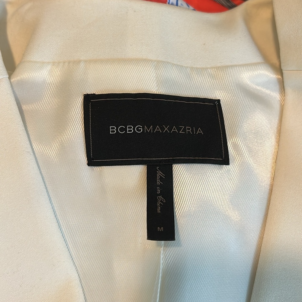 BCBG MAX AZRIA Fitted Blazer - Off white / Beige, Size Medium - Picture 8 of 8